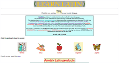 Desktop Screenshot of learnlatinlanguage.com